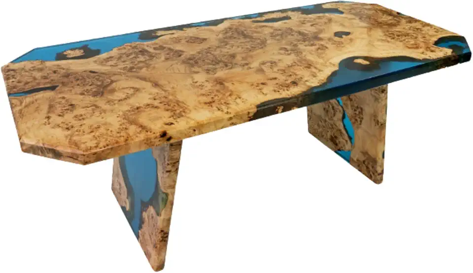 Personalized Breathtaking Scenery Epoxy Resin Table, Custom Order Ocean Design Table, Office Table, Ocean Waves Table, Handmade Coffee Table, Dining Table, Modern Home Decor (36x60 inch)