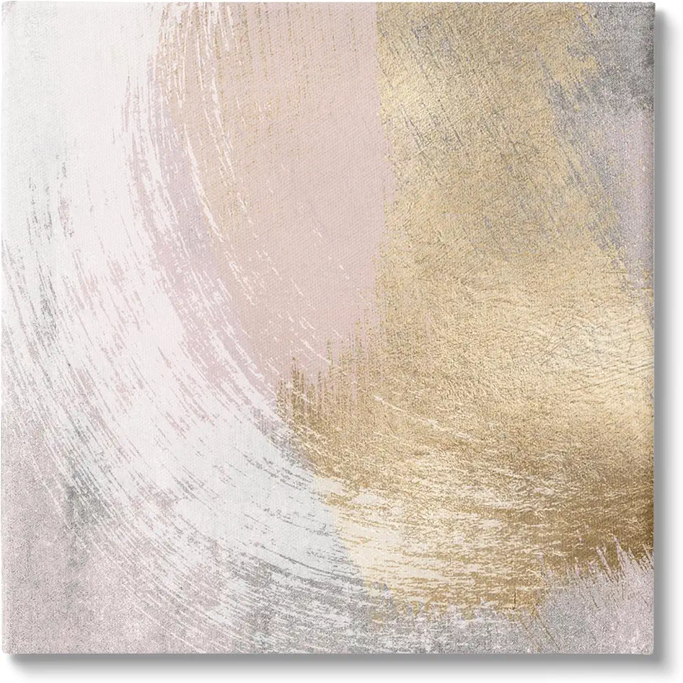Stupell Industries Glam & Pink Abstract Canvas Wall Art by LSR Design Studio