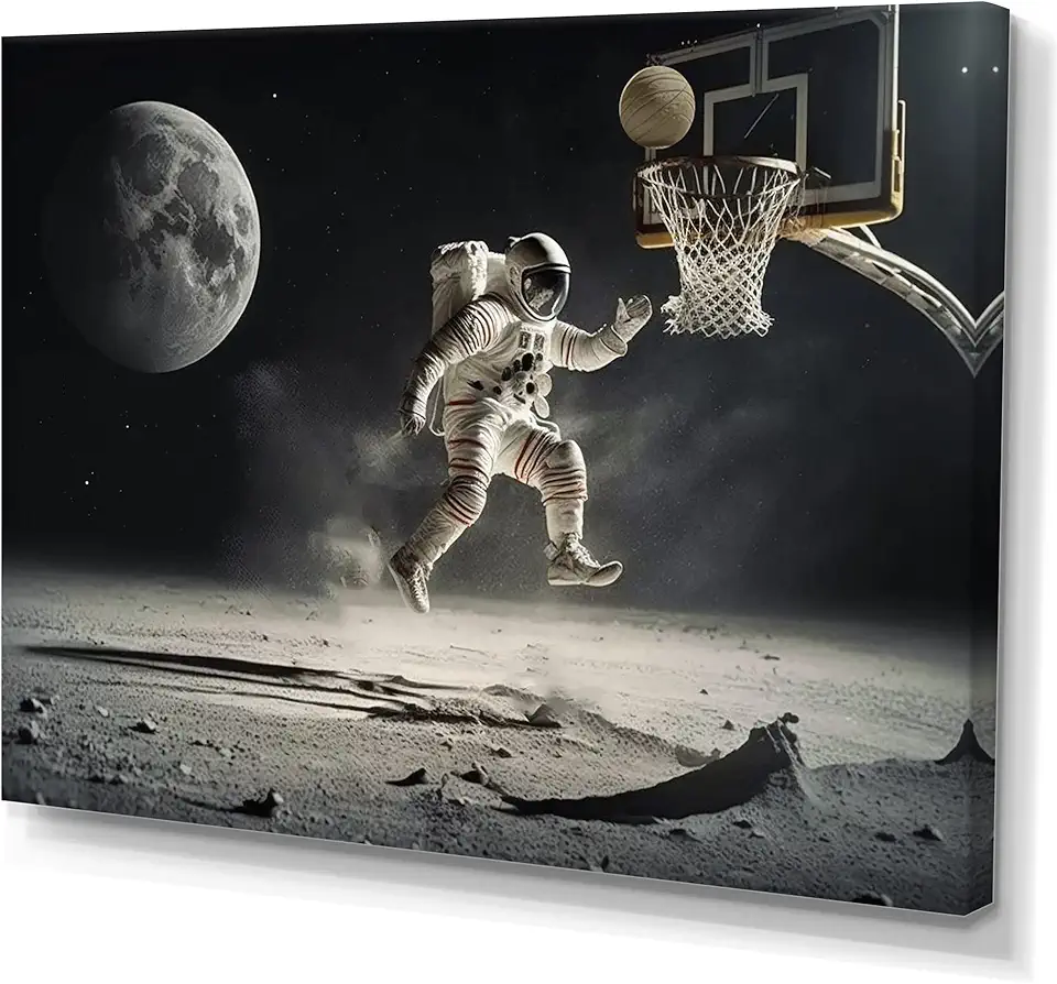 2 Point in Space I- Wall Art For Living Room, Wall Art Bedroom, Dining Room Wall Decor, Wall Art- Made Of Wood & Cotton Material