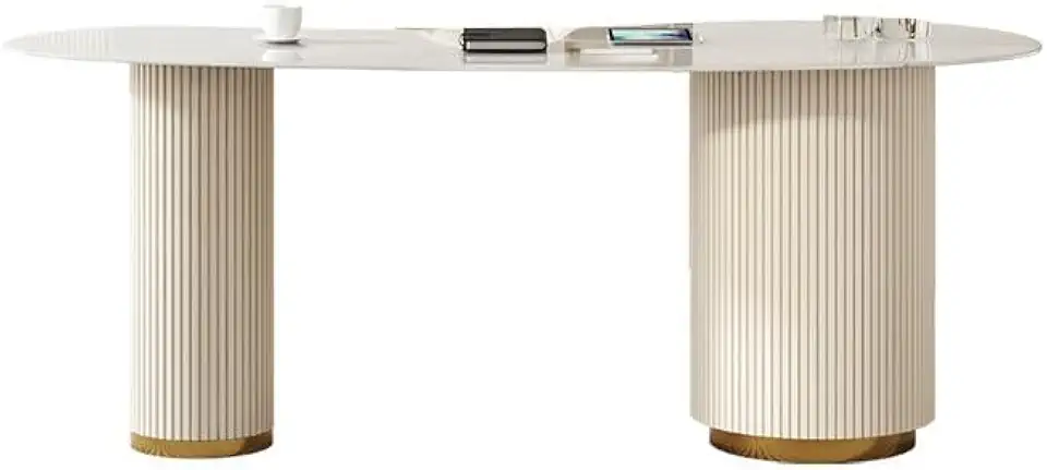 Desk for Bedroom Bright Desk Computer Integrated Desk Modern Simple Home Small Apartment Solid Wood Writing Desk Office Desk Gamingdesk