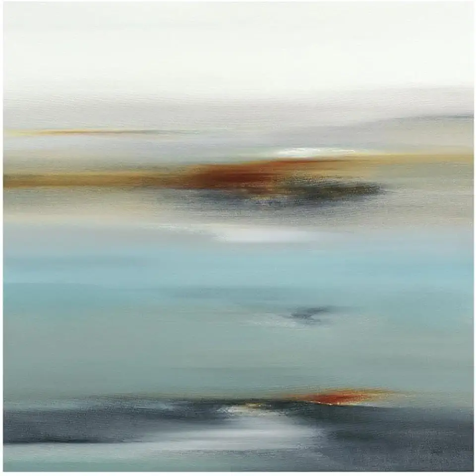 Giant Art 84x84 Calm Days II Fine Art Giant Canvas Print in Multi-Color