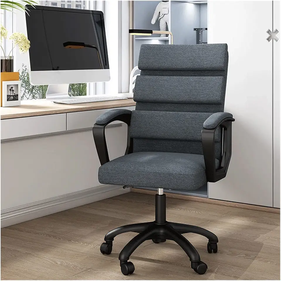 Computer Chair Backrest Leisure Chair Comfortable Stool Office Chair Long Student Study Chair Computer Chair (Color : 3-Pack, Size : Talla �nica)