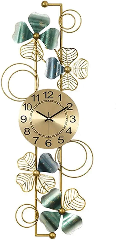New Chinese-Style Wall Decoration Wall Watch Hotel Decoration Clock Mute Quartz Clock Iron Art Personality Wall Clock