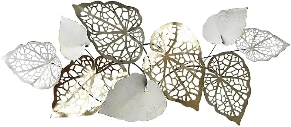 Creative Wrought Iron Leaf Wall Decor