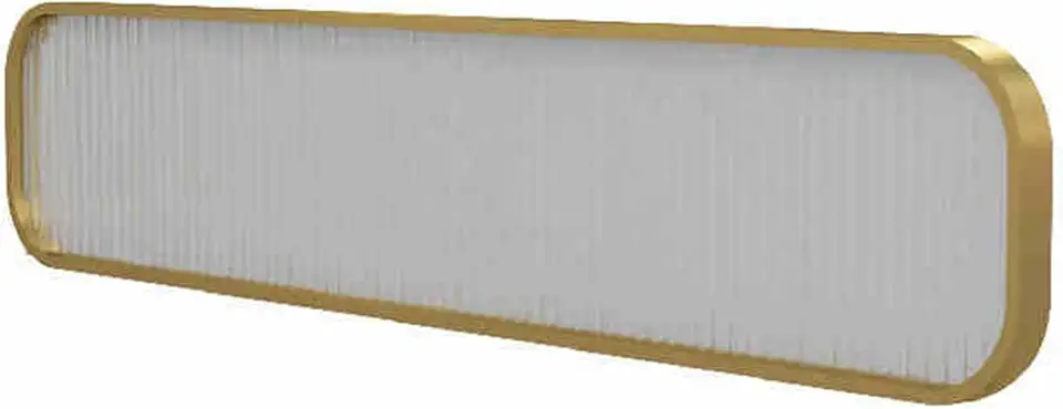 Dividers for Dining Areas,Translucent Countertop Screen,Glass Privacy Desk Partition,Partition Divider for Entrance Restaurant Desk(23.62-47.24in)(Gold,100x25cm/39.37x9.84in)