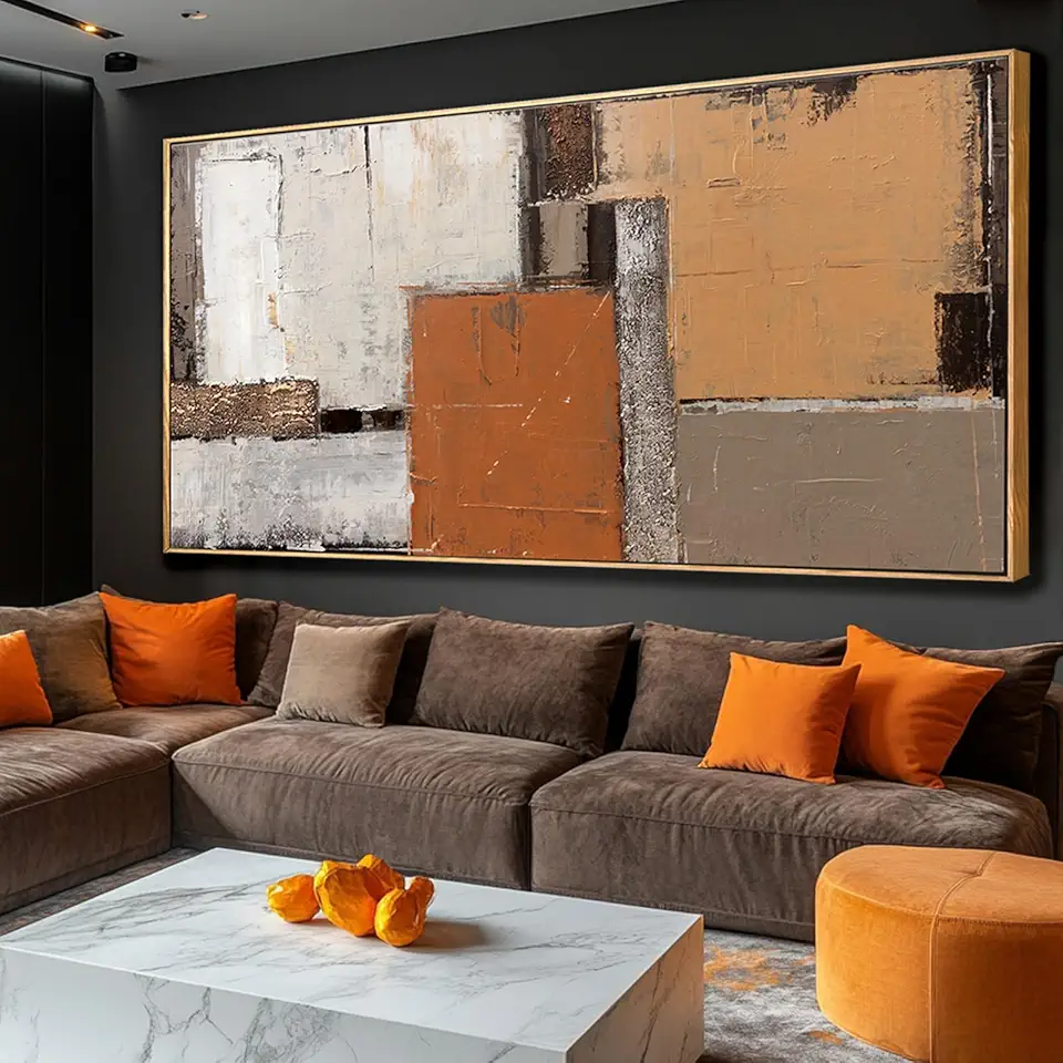 SDYA Yellow Canvas Decor Colorful Abstract Wall Art 29