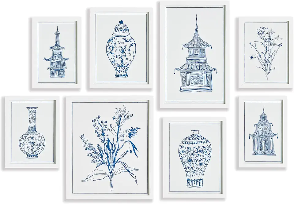 Napa Home & Garden Chinoiserie Gallery St/8 Blue