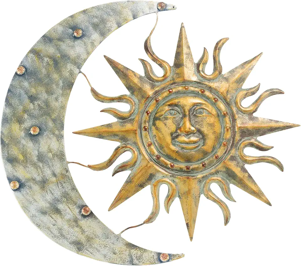 Gardman 8415 Aztec Sun and Moon Wall Art, 26