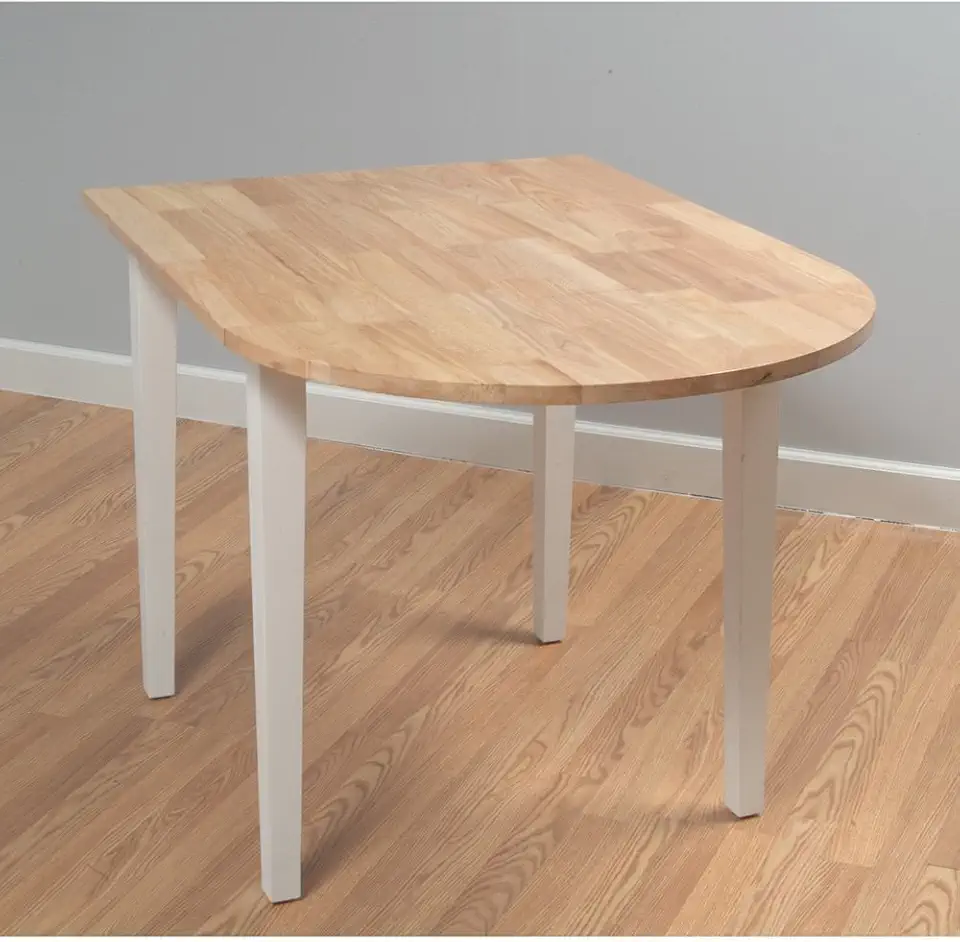 Simple Living Country Cottage Rubberwood Crafted with Natural Wood and Paint Finished Dining Table (29inches High X 30 Inches Wide X 30 Inches Long) by Simple Living