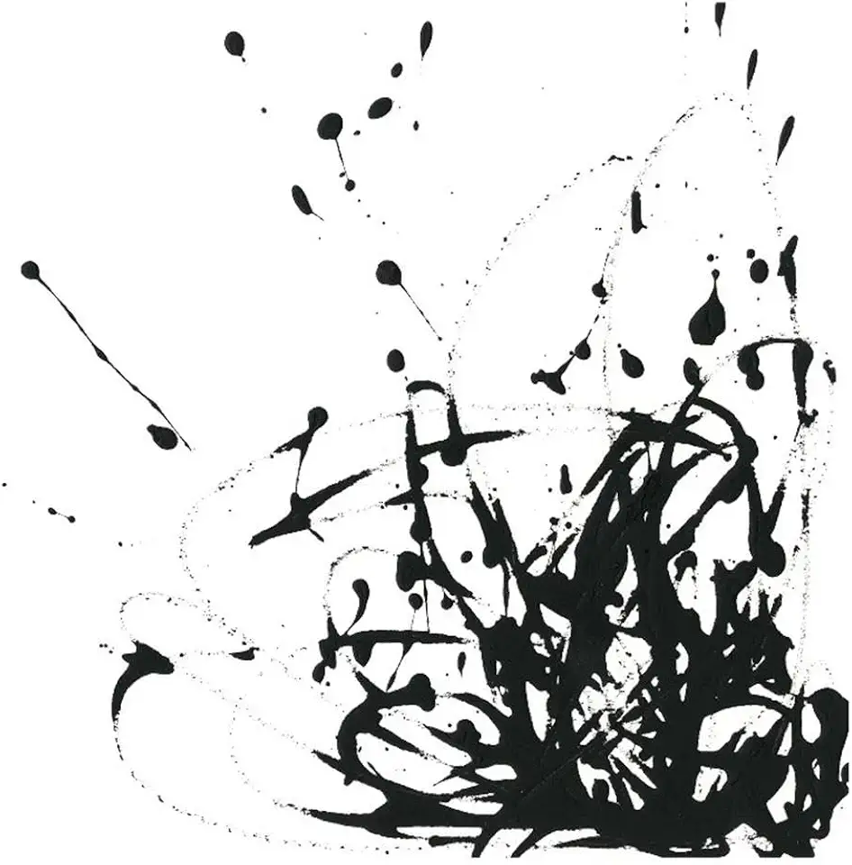 Giant Art 84x84 Onyx Expression II Fine Art Giant Canvas Print in White