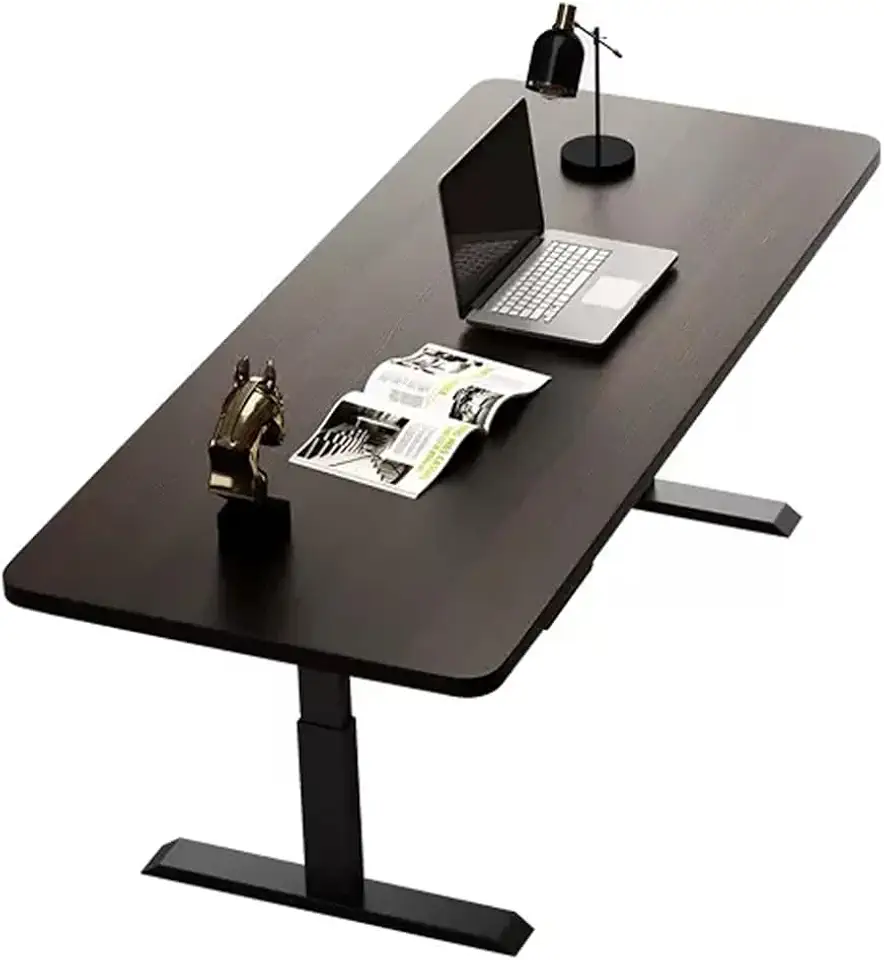 Desk Luxury Style Modern Wood Intelligent Electric Lift with Drawers Double Motor Double Home Use Senior PC Desk Desk Office Boss PC Desk Standing Desk