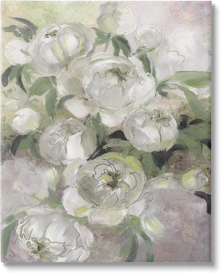 Stupell Industries Abstract Flower Blooms Arrangement Canvas Wall Art, Design by BlursByAI