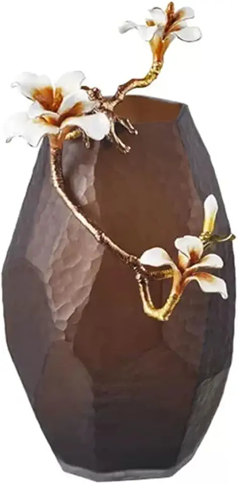 FMURY Enamel Colored Vase Ornaments, Living Room, Home, Dining Table, TV Cabinet, Study Decoration