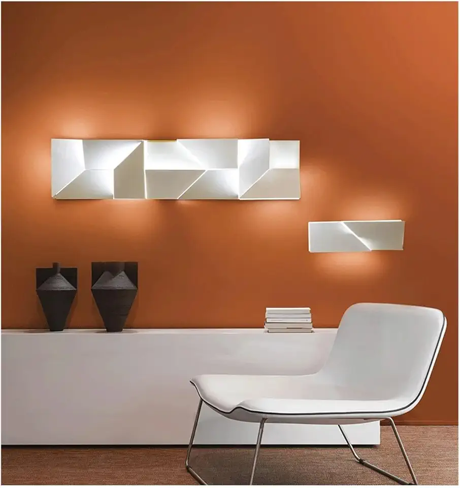 LED Indoor Bedroom Bedside Living Room Dining Room Long 3D Model Lighting Aisle Decorative Art Wall S-hadow Head Lights,Chandelier