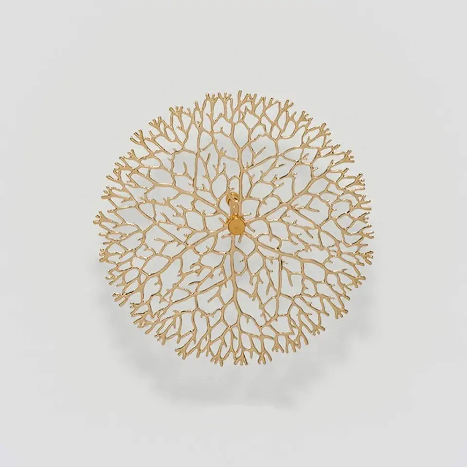 Wall Decor Simplicity Wall Decoration Lucky Coral Carp Lotus Leaf Hang Ornaments Copper Pendant Backdrop Display American Rustic Home Decor (Size : Coral-Small) (Size : Carplarge) (Size : Coralsmall)