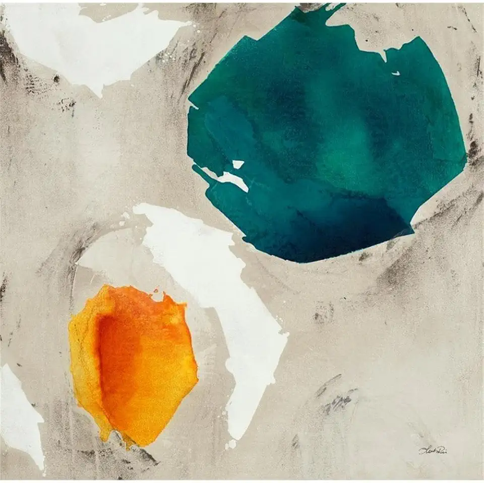 Giant Art 84x84 Connected II Fine Art Giant Canvas Print in Multi-Color