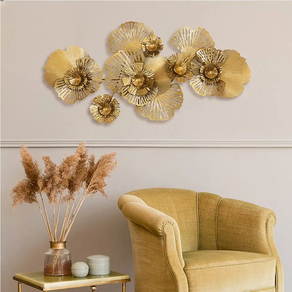 MObyat Wall Decor,Wall Sculpture Decor Store Metal Wall Decoration, Metal Wall Picture, Wall Decoration, Living Room Wall Sculptures, Decor for Living Room, Hotel Background, Wall Decoration, 133 x