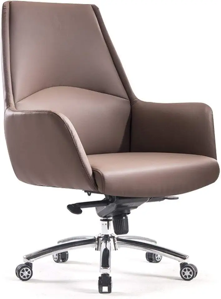 Luxury Boss Chair Big Tall Executive Office Chair, Office Chair Lumbar Support for Office Chair Adjustable Office Desk Chair with Casters, Executive Office Chair Lea