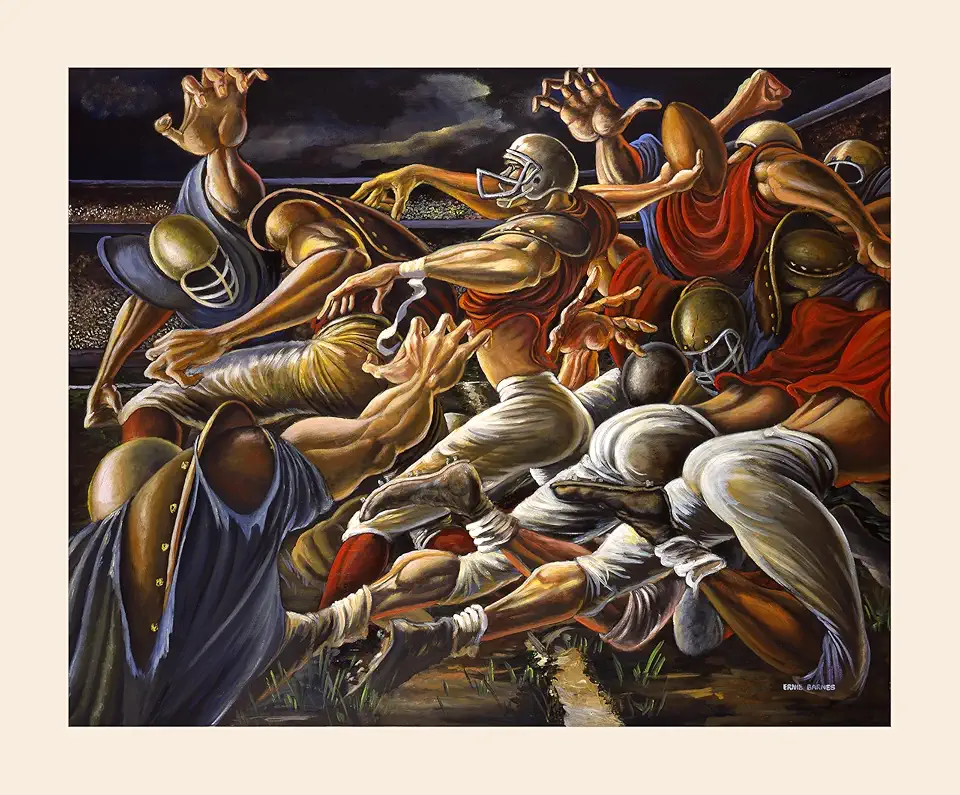 Ernie Barnes From the Pocket limited edition giclee 30 x 24 in.