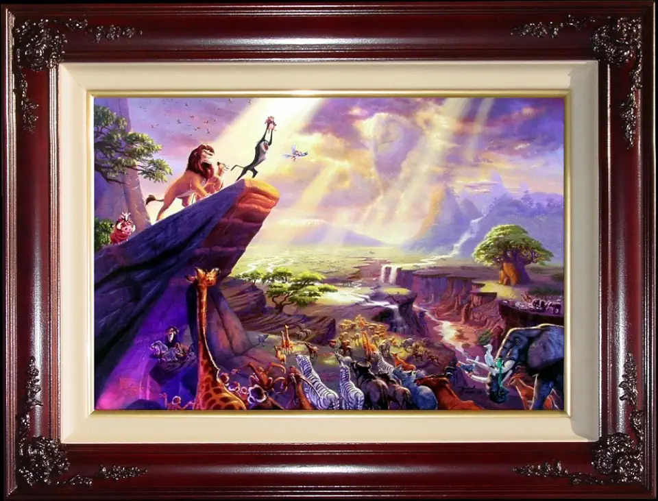 Thomas Kinkade The Lion King (Disney Dreams VII) 12