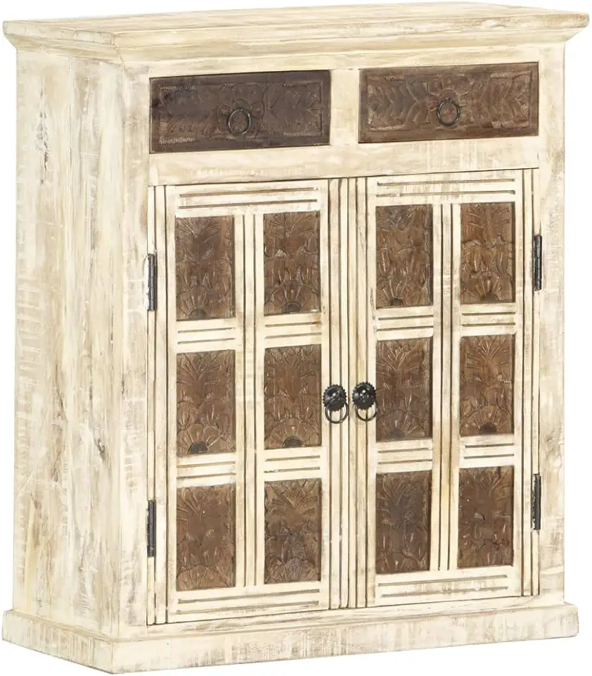 Dining Cabinet with Storage Kitchen Dining Room Sideboard Buffet Locker Buffet Server Cabinet Cabinet Table, Sideboard White 25.6