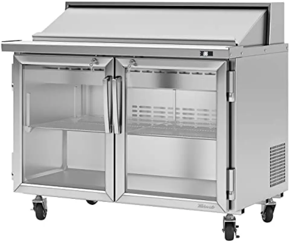 Turbo Air 2-Door Sandwich Salad Prep Table 12-CU.ft. PST-48-G-N