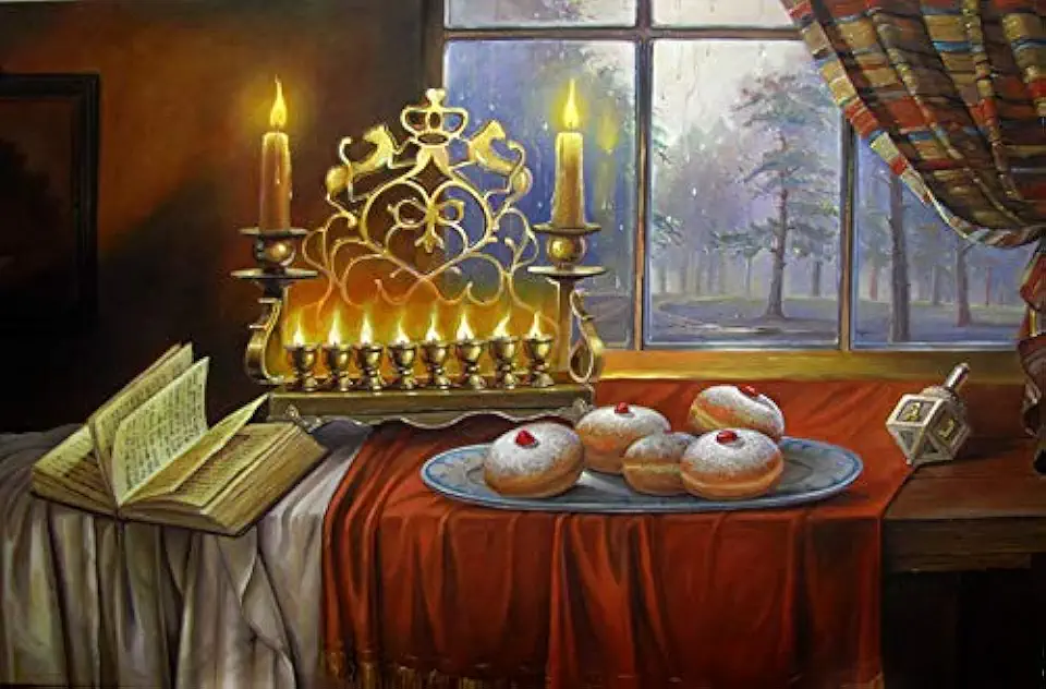 Alex Levin - Magic Light of Chanukah - Limited Edition, Size 30