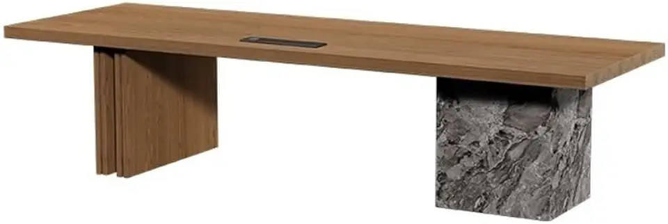 Office Desk Modern Executive Desk with Storage with Outlets, Spacious Ash Wood Writing Table PC Workstation(160cm)