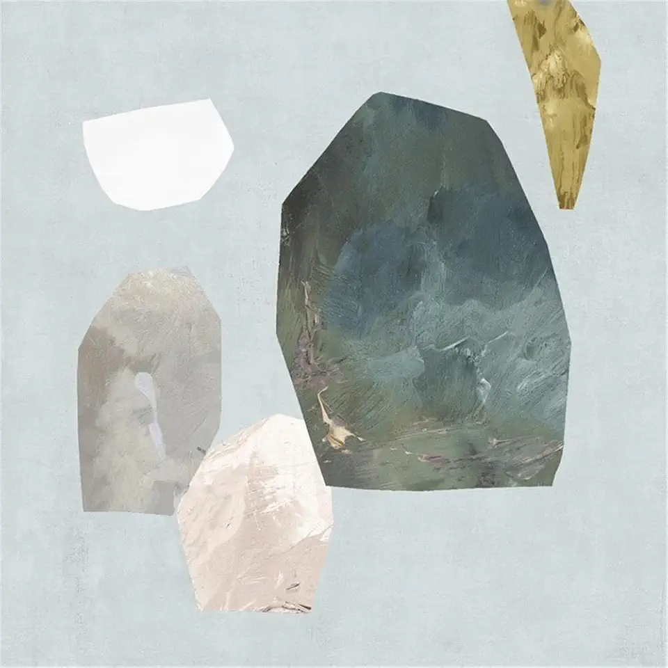 Giant Art 84x84 Assembly I Fine Art Giant Canvas Print in Multi-Color