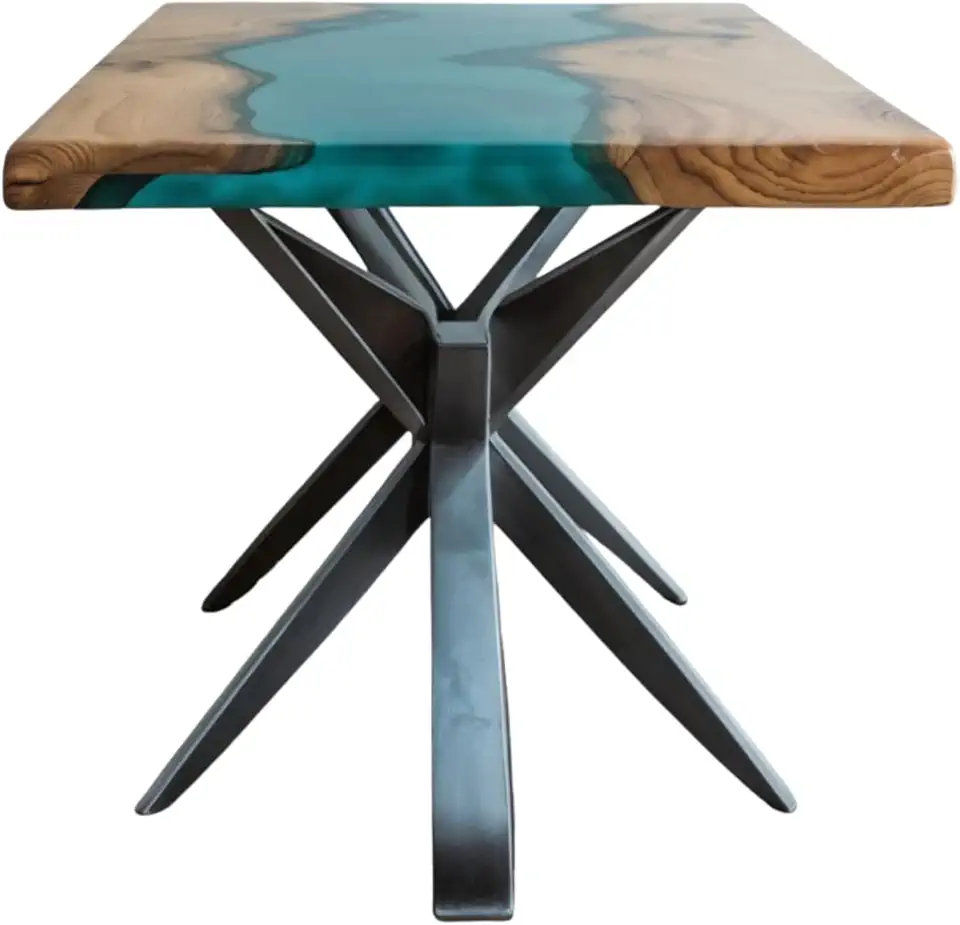 Luxury River Sofa Table, Unique Living Room Furniture Decor, Beach Table, Office Table, Ocean Table, Coffee Table, Dining Table, Modern Home Decor, Gift New home, Bedside Table (36x80 inch)