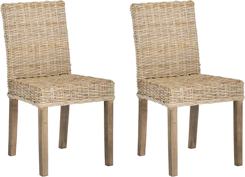 SAFAVIEH Home Collection Grove Natural Dining Chair (Set of 2)