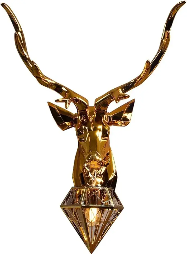 Wall sconces for Bedroom Wall lamp Crystal Wall Lamp Bedroom Bedside Lamp Small Chandelier - Personality Garden Villa Country Room Wall Lamp