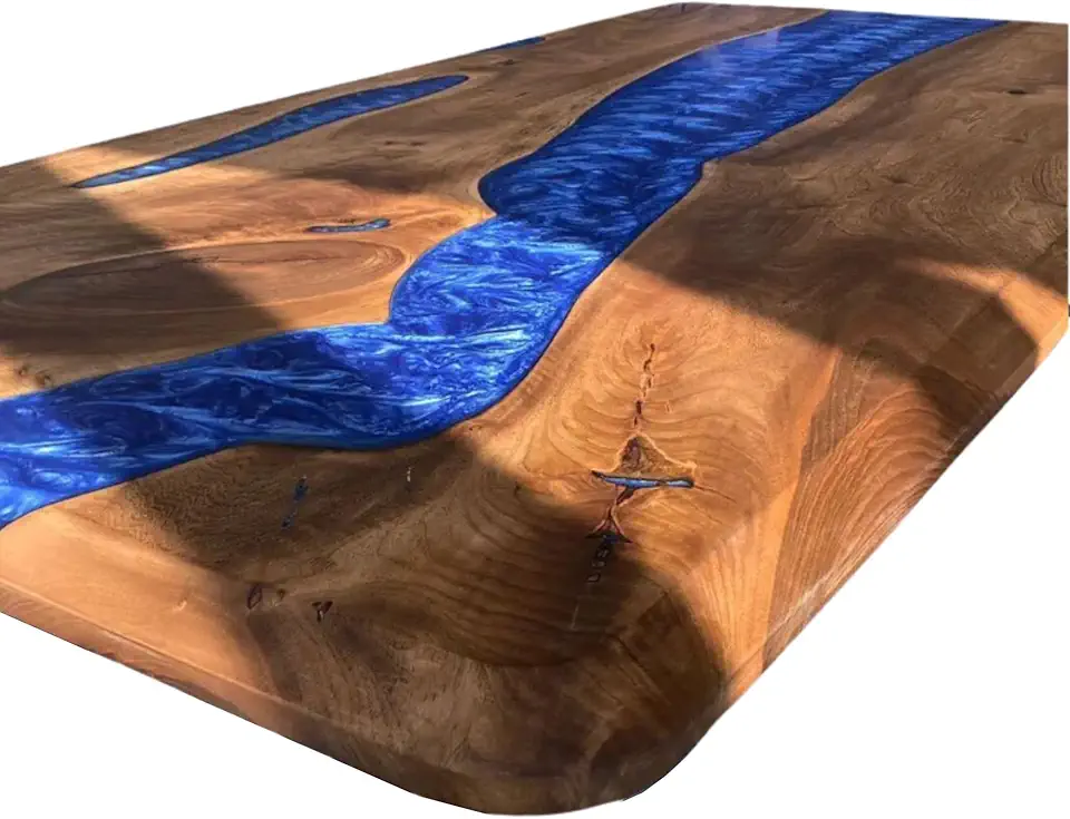 Unique Living Room Furniture Decor, Beach Table, Personalized River Table, Office Table, Ocean Waves Table, Handmade Coffee Table, Dining Table, Sea Table, Gift New home (36x80 inch)