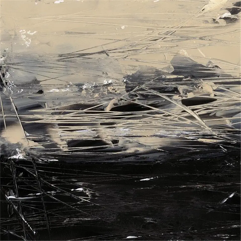 Giant Art 84x84 Dynamics IV Fine Art Giant Canvas Print in Multi-Color