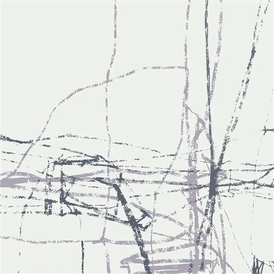 Giant Art 84x84 Chalk Doodles H Fine Art Giant Canvas Print in Multi-Color