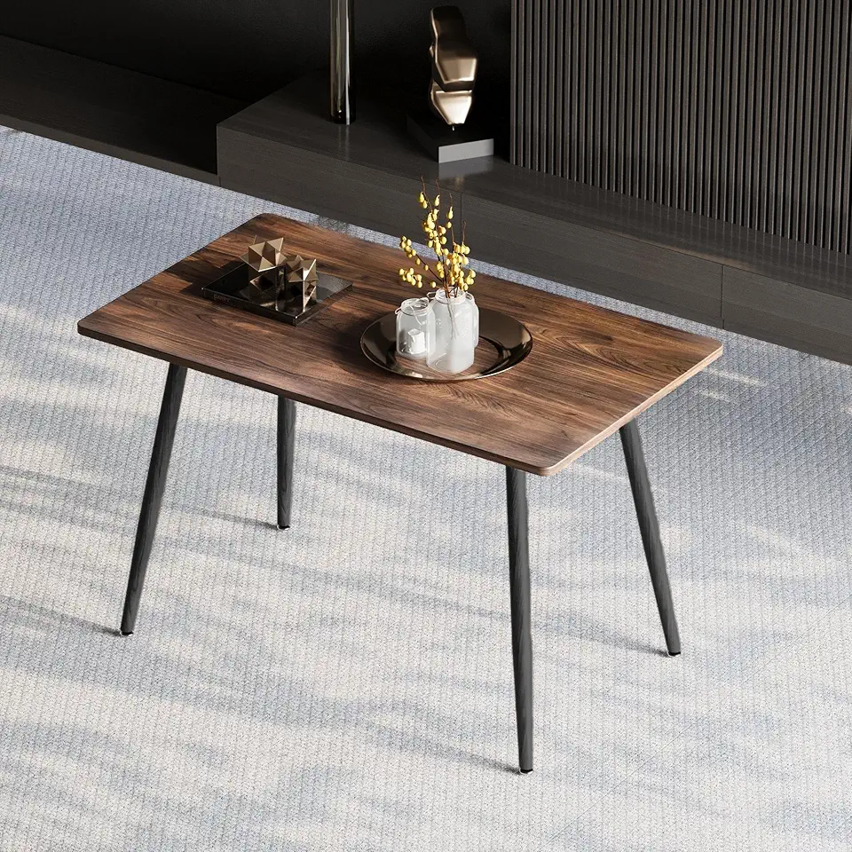 Modern Minimalist MDF Dining Table, for 4-6 Seat, Suitable for Kitchen Dining Living Room Hall,for a Restaurant