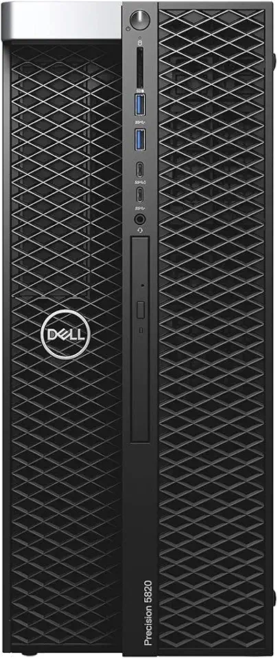 Dell Precision T5820 Workstation Desktop Computer Tower (2018) | Core i9-1TB SSD Hard Drive - 64GB RAM - RTX A4500 | 18 Cores @ 4.6 GHz - 10th Gen CPU - 16GB GDDR6 Win 11 Home (Renewed), Black