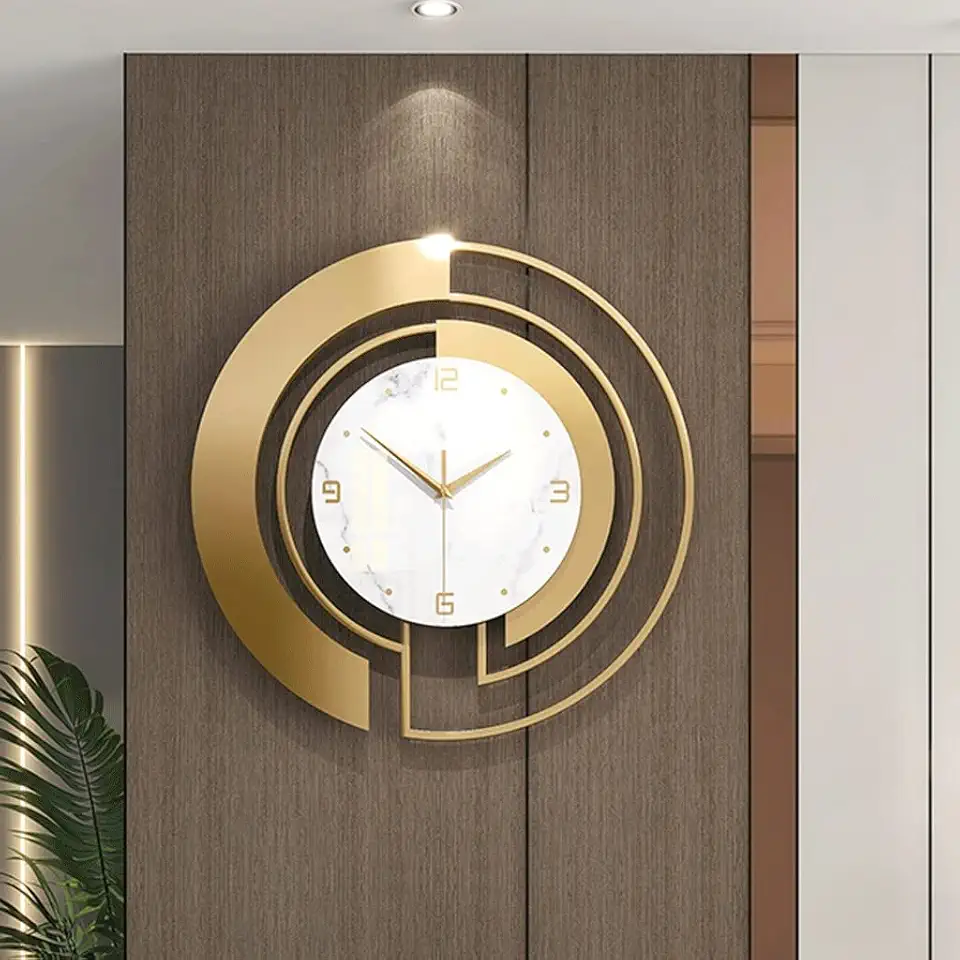 Light Luxury Home Living Room Fashion Decoration Clock Simple Creative Art Decoration