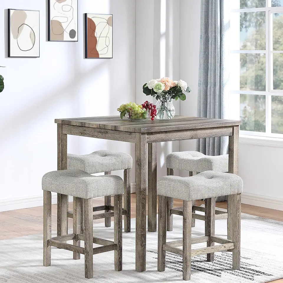 Modern Dining Room Table Set for 4, 36