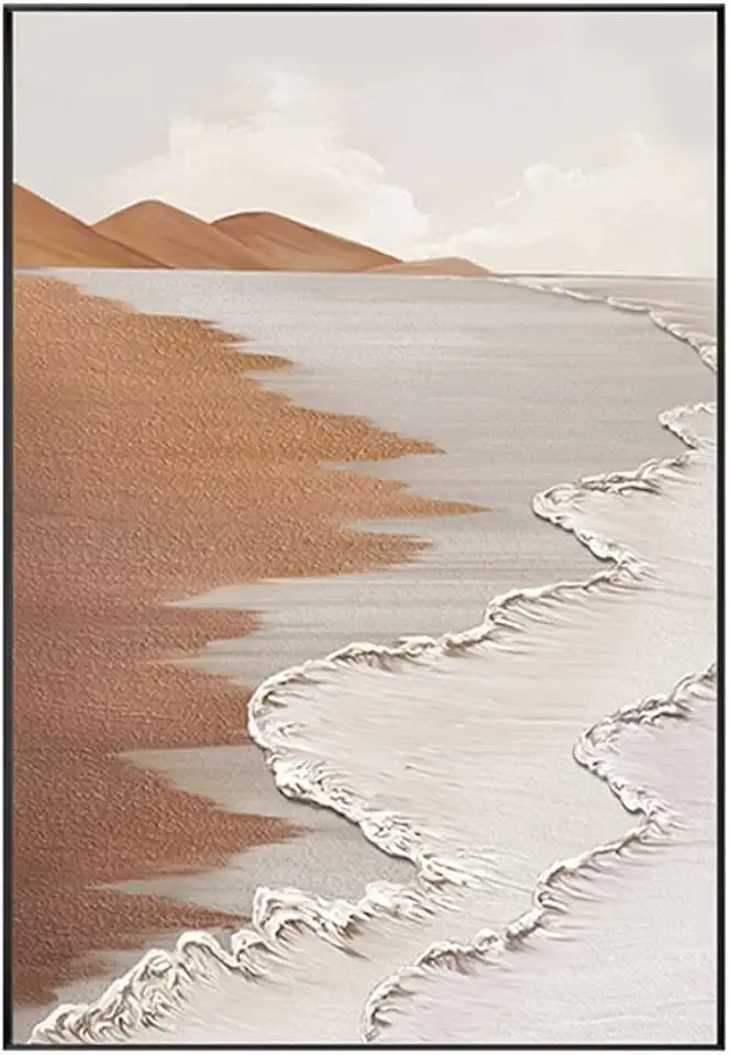 HBJWOV Living Room Hanging Painting Texture Painting Background Wall Painting Floor Abstract Decorative Painting(120 * 180CM)