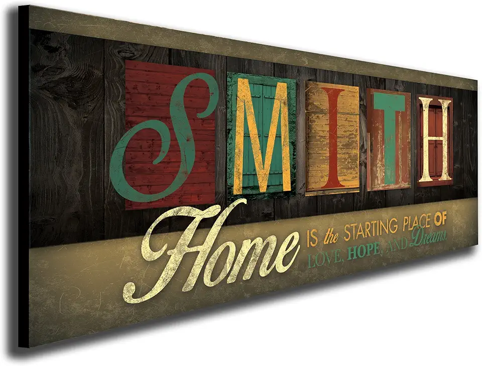 Sponsored Ad - Personalized HOME Wall Art. (6.5