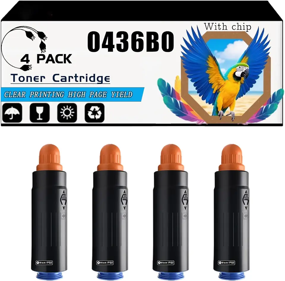 Compatible for Canon imagePRESS C6011 C6011S C6011VP C6011VPS C7000VP Printers, 0436B003 0437B003 0438B003 0439B003 Toner Cartridge, High-Yield 35500 Pages, Strong Print Clarity (4 Pack Black)