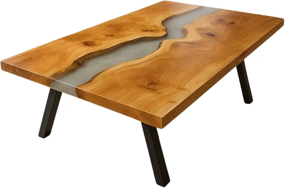 Luxury River of Milk Table, Unique Living Room Furniture Decor, Beach Table, Office Table, Ocean Table, Coffee Table, Dining Table, Modern Home Decor, Gift New home, Bedside Table (36x80 inch)