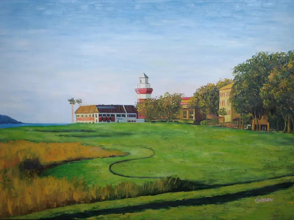 Scenic Landscape Oil Painting by Grenon 60