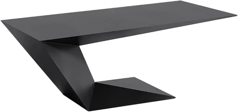 Office Black Office Executive Desk, Modern Wood Writing Workstation with Sturdy Frame Study(XL)