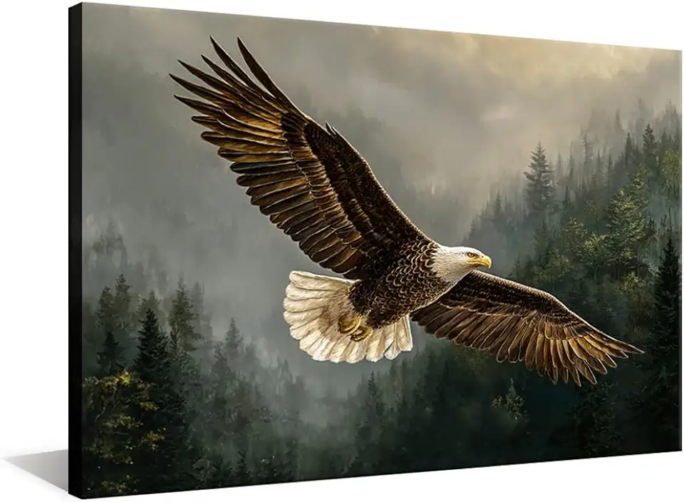 Sponsored Ad - Canvas Wall Art Animal Wall Decor Painting Landscape Art Print Wall Decoration Canvas Wall Art Home Decor for Living Room Framed 20x30inch