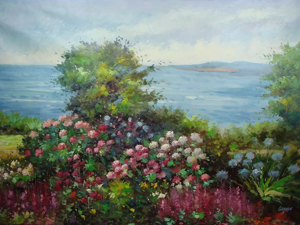 Scenic Landscape Oil Painting by Grenon 60