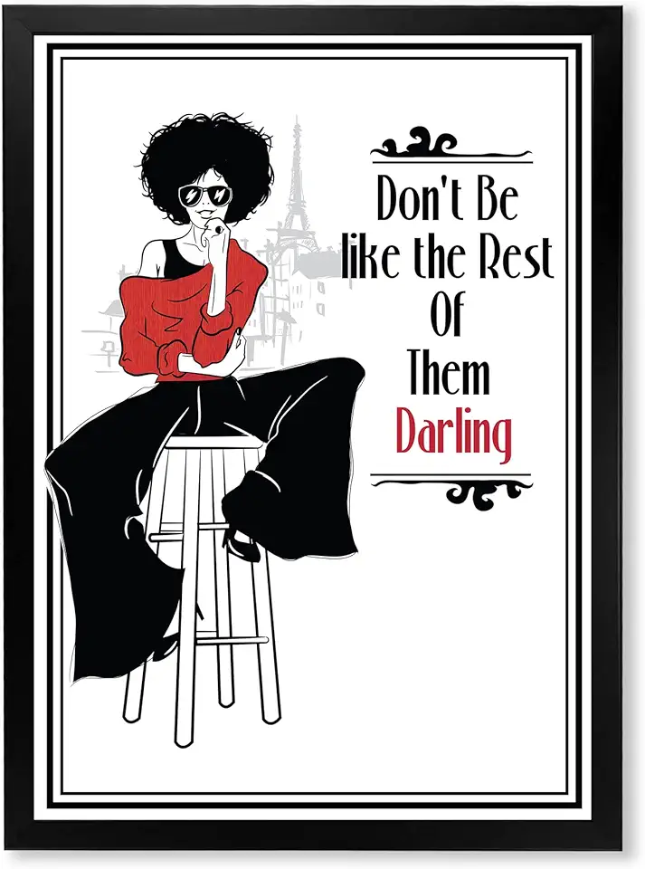 Style Passion Life Fashion Girl VI Modern Framed Wall Art