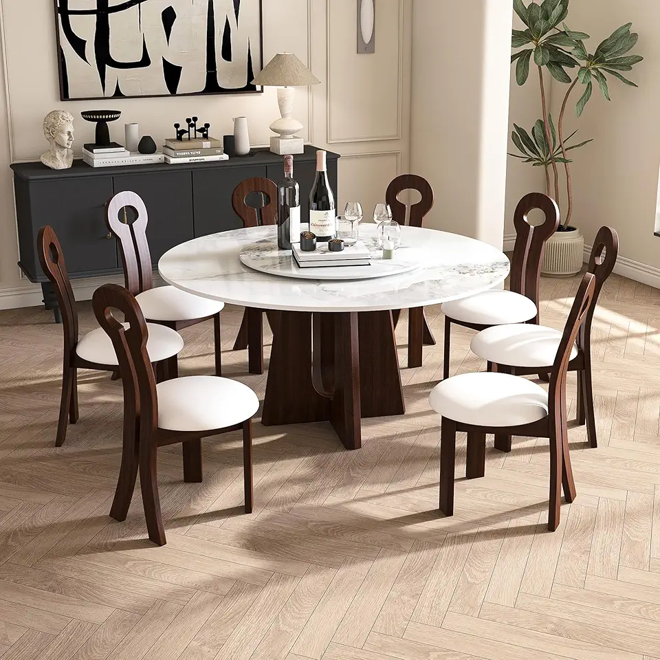 9-Pcs Round Dining Table Set, 59