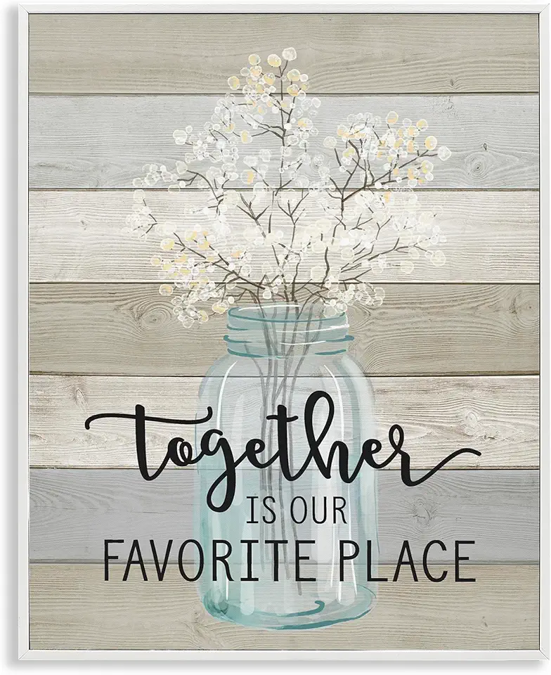 Stupell Industries Guests Feel at Home, Design by Lettered and Lined White Framed Wall Art, 24 x 30, Multi-Color